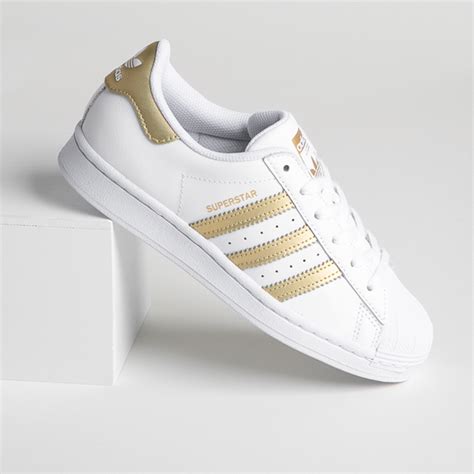 Adidas Superstar Women cloud white/gold metallic/cloud white